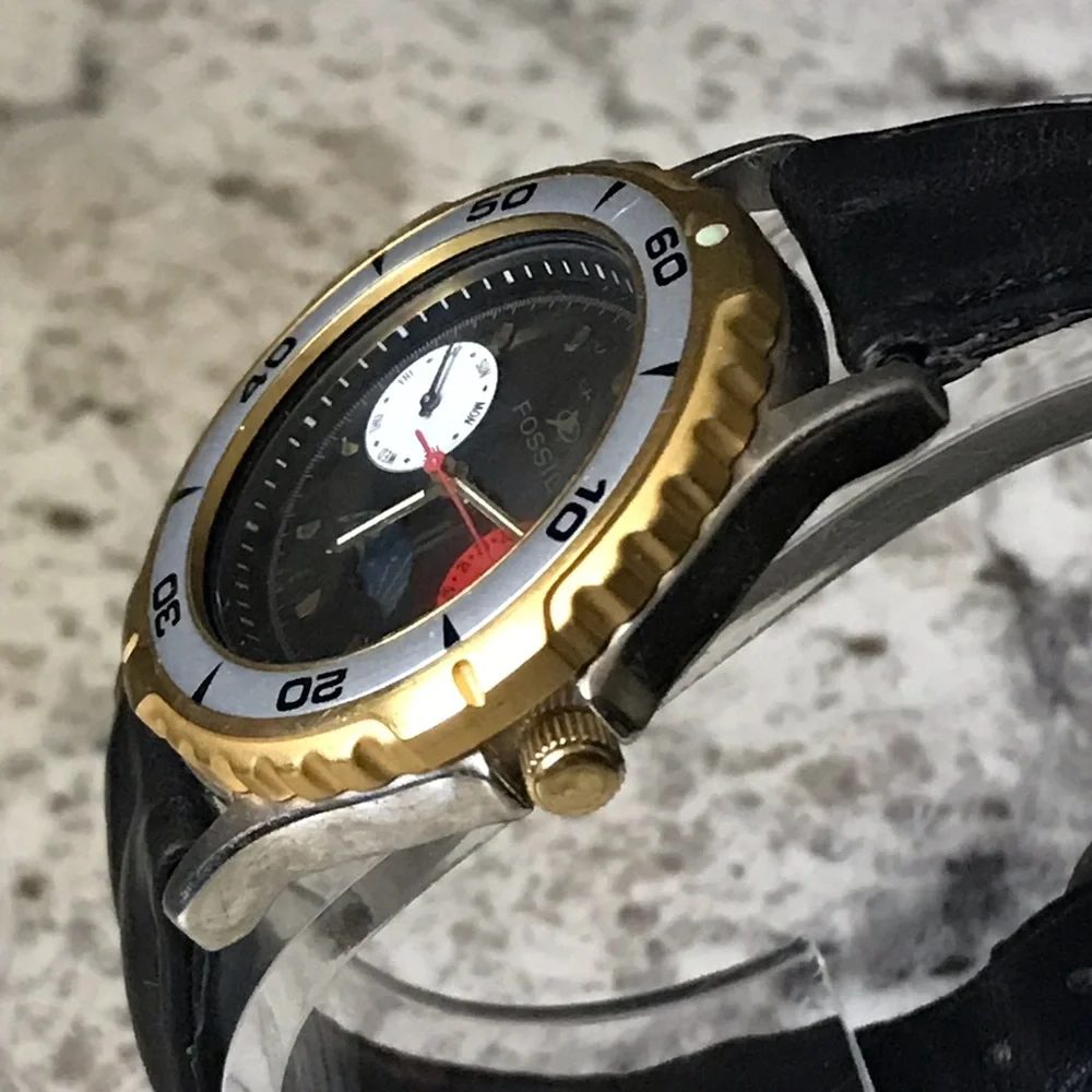 1992 RARE FOSSIL CHRONOGRAPH WATCH BQ-8418
